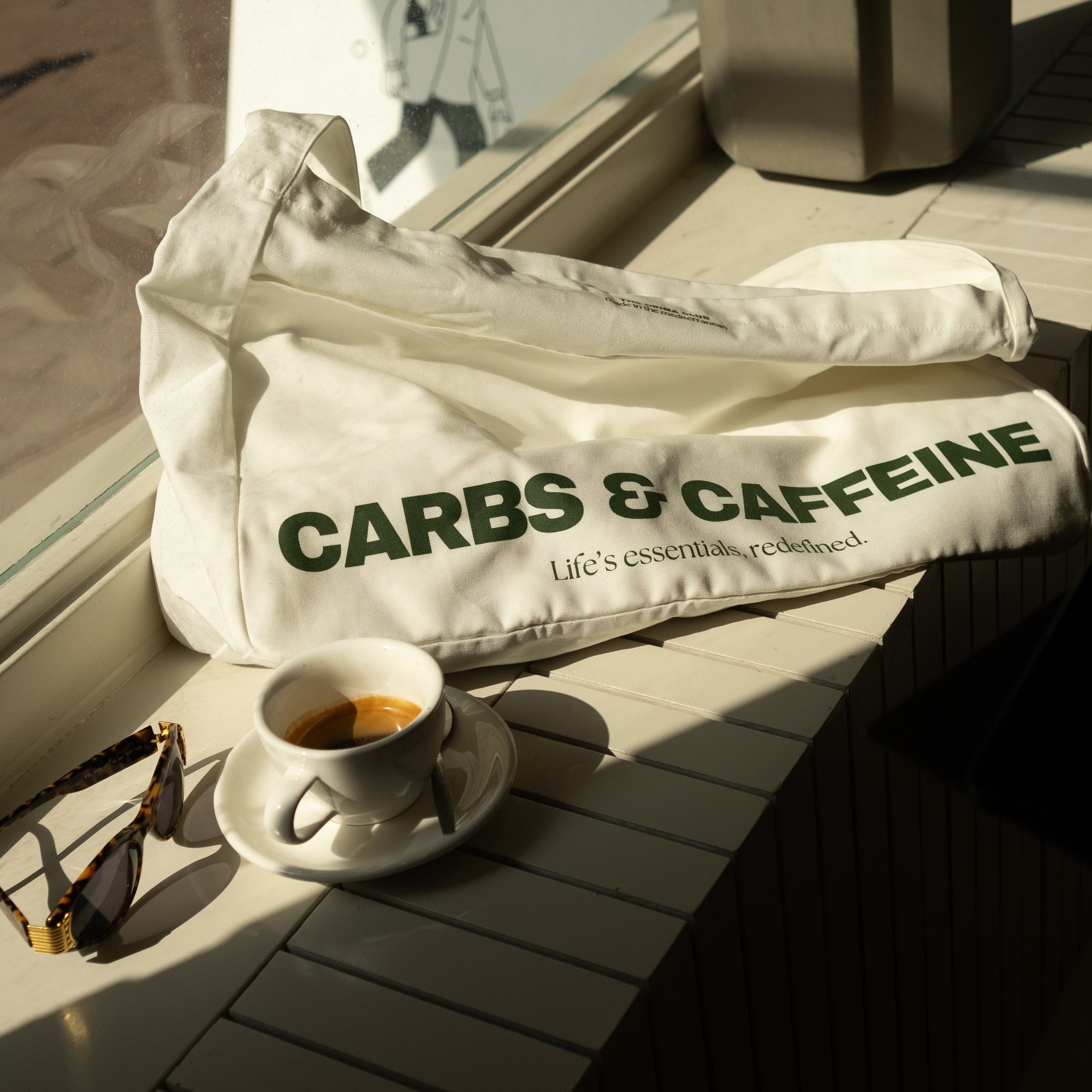 Carbs & Caffeine Tote Bag