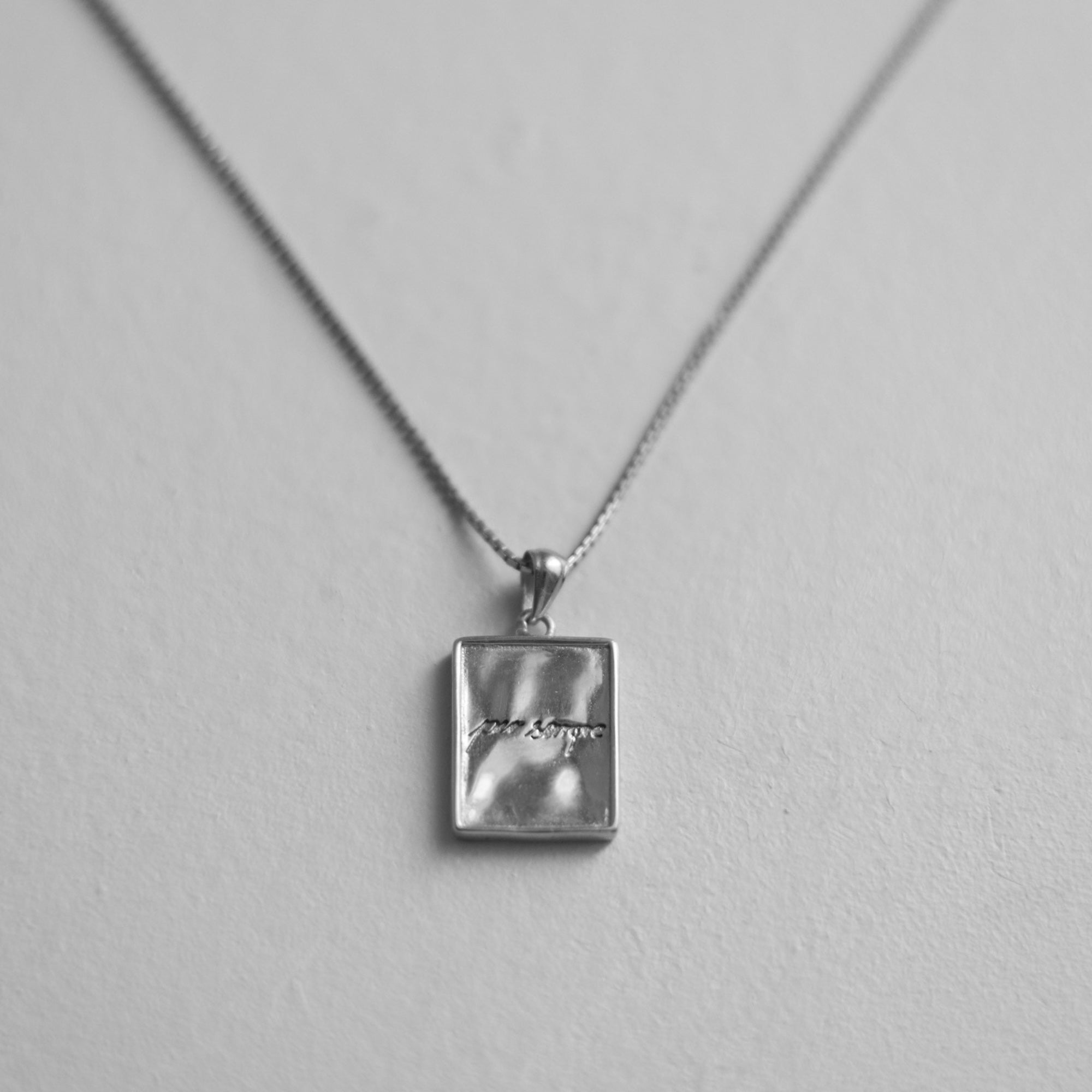 "AMORE PER SEMPRE" Necklace Silver