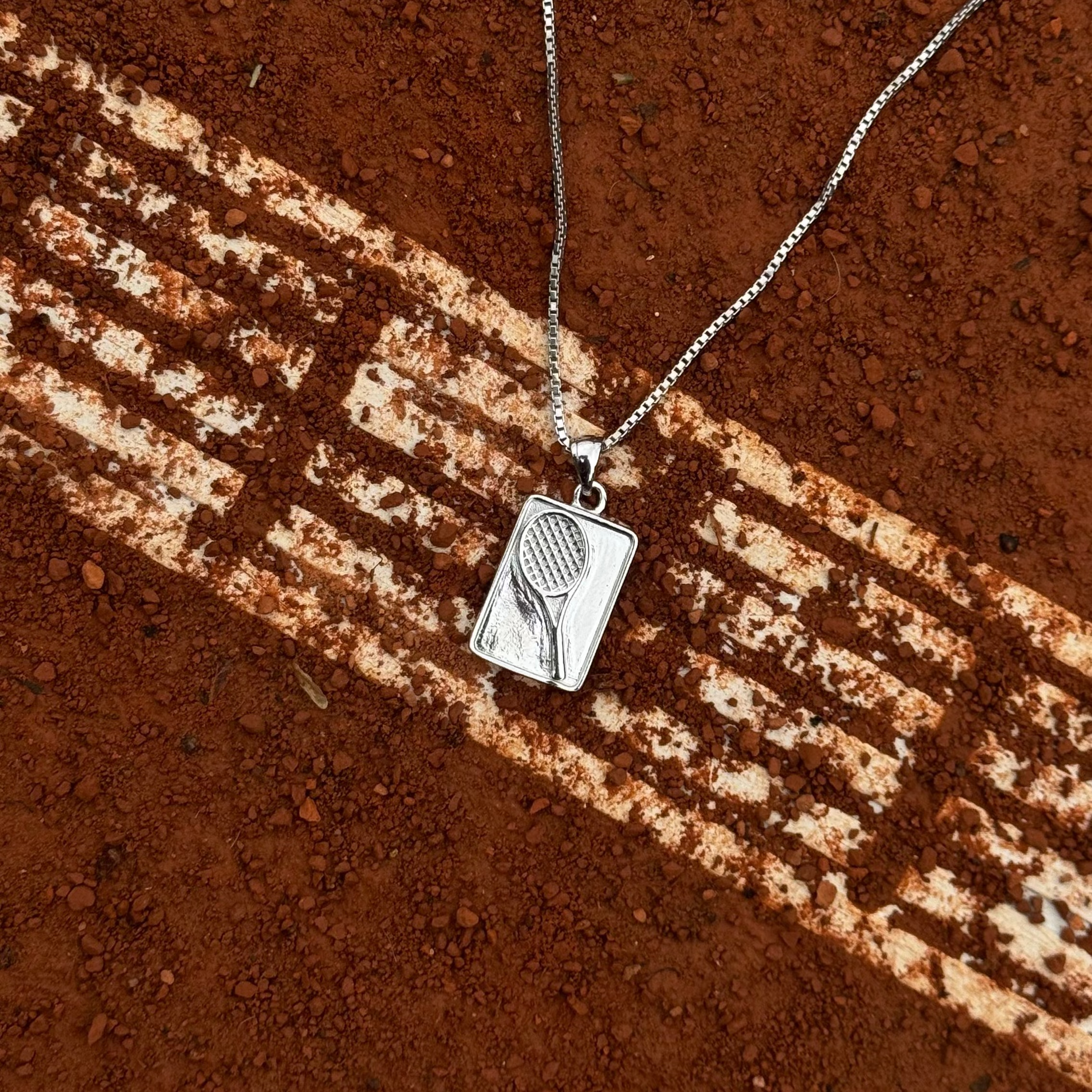 "LA DOLCE VITA" Tennis Club Silver Necklace