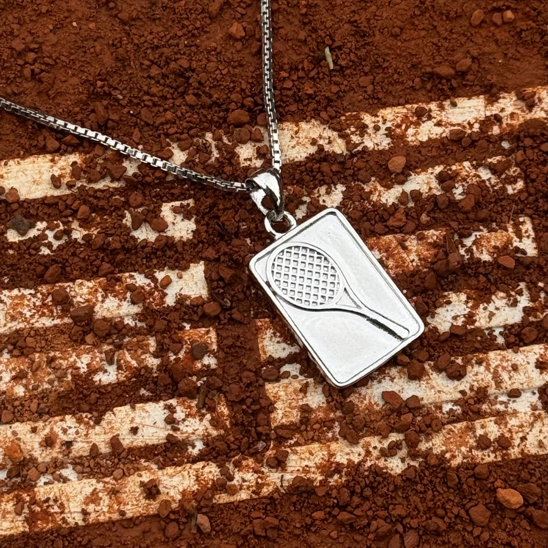 "LA DOLCE VITA" Tennis Club Silver Necklace