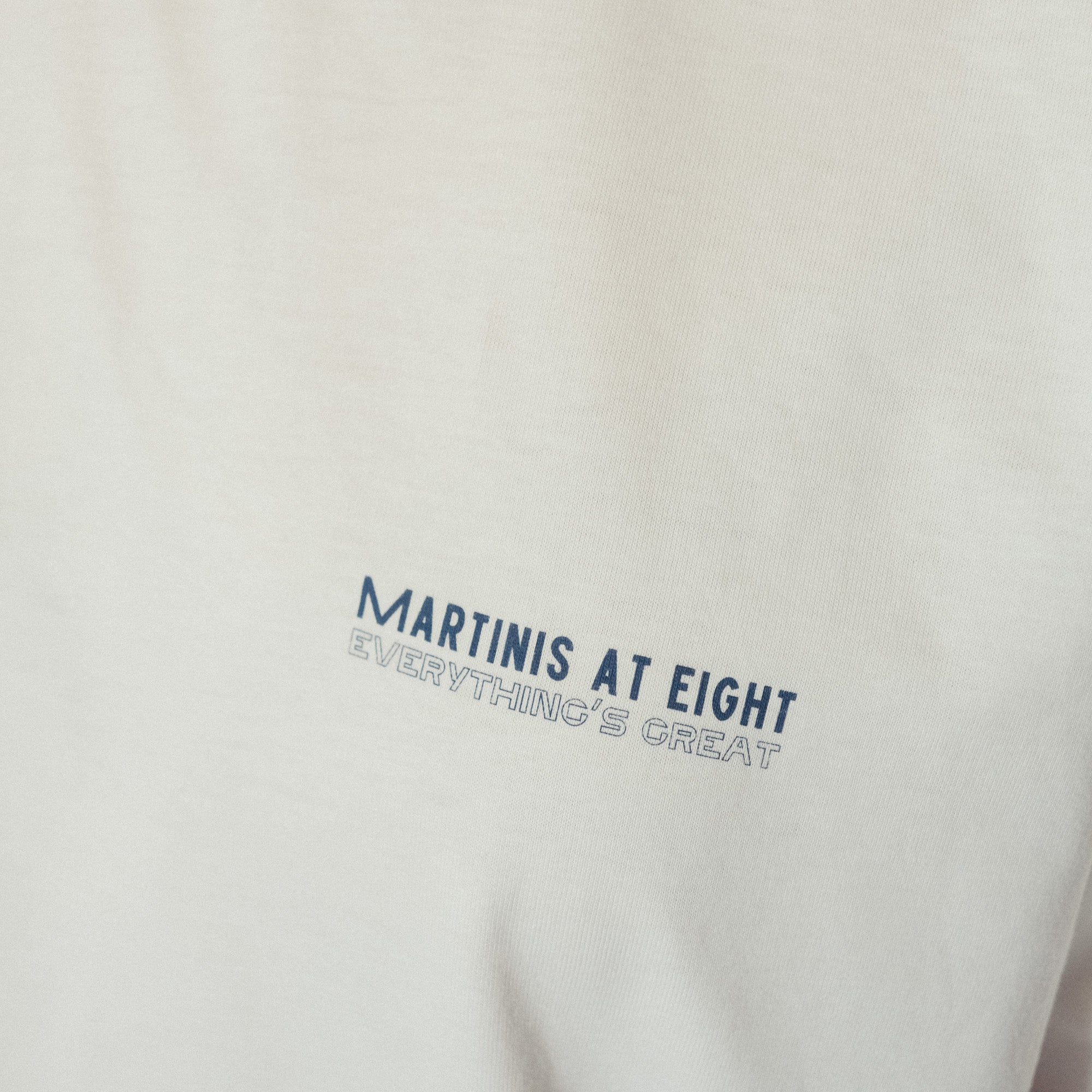 MARTINIS AT EIGHT Oversized T-Shirt