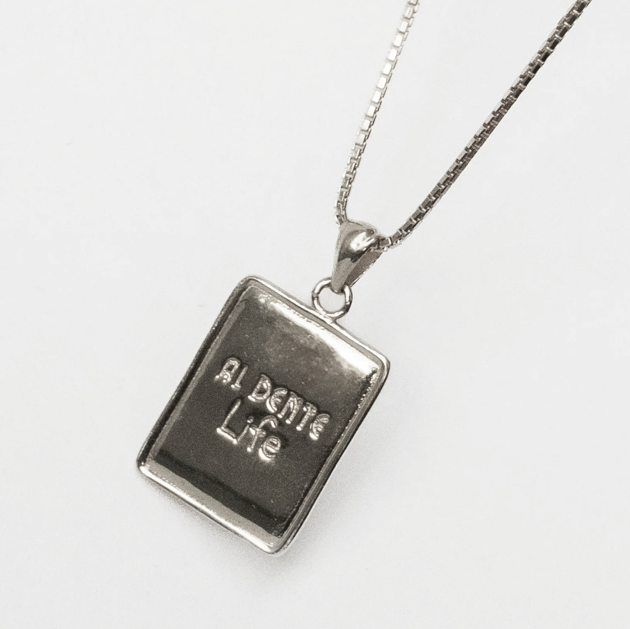 AL DENTE LIFE / PASTA SOCIAL CLUB Silver Necklace