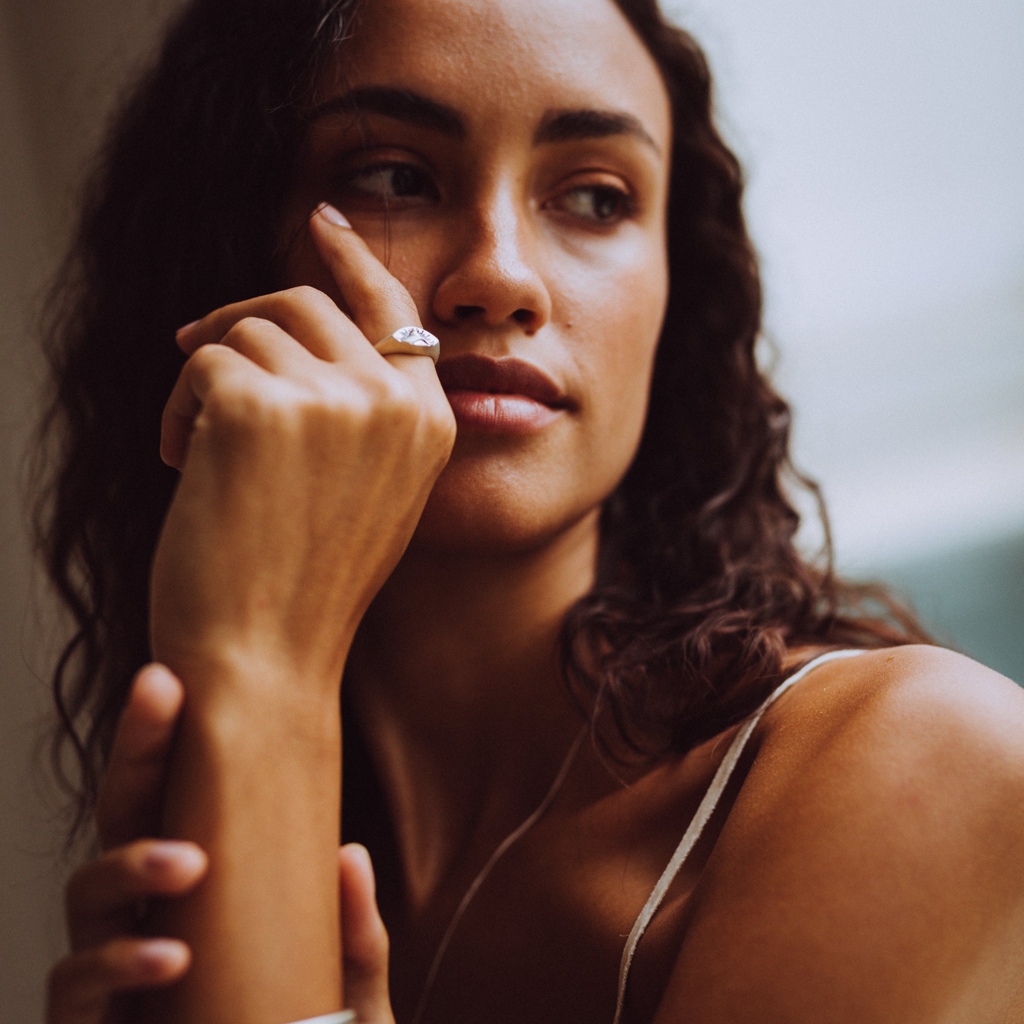 SUNSET ON LIONSHEAD RING SILVER