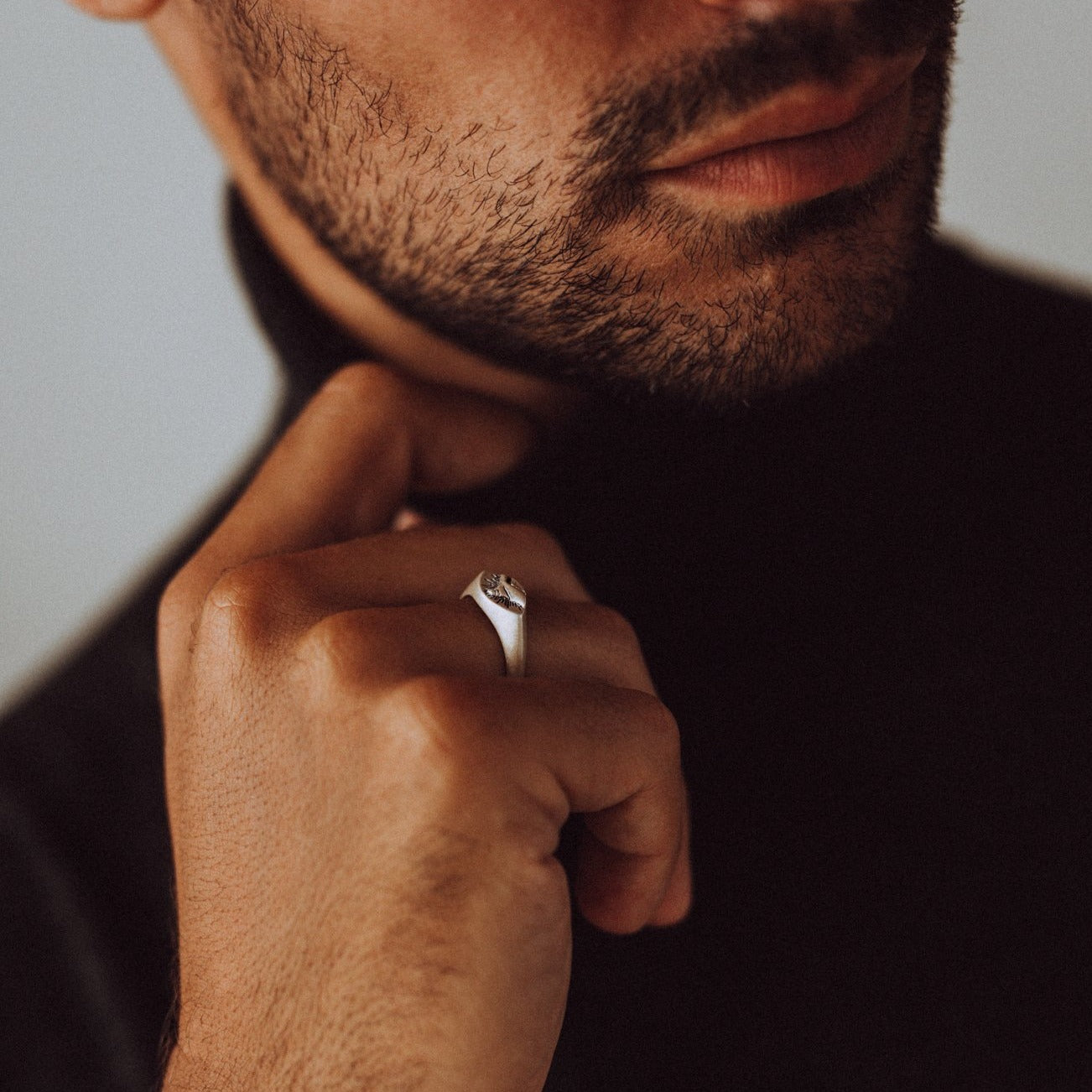 SUNSET ON LIONSHEAD RING SILVER