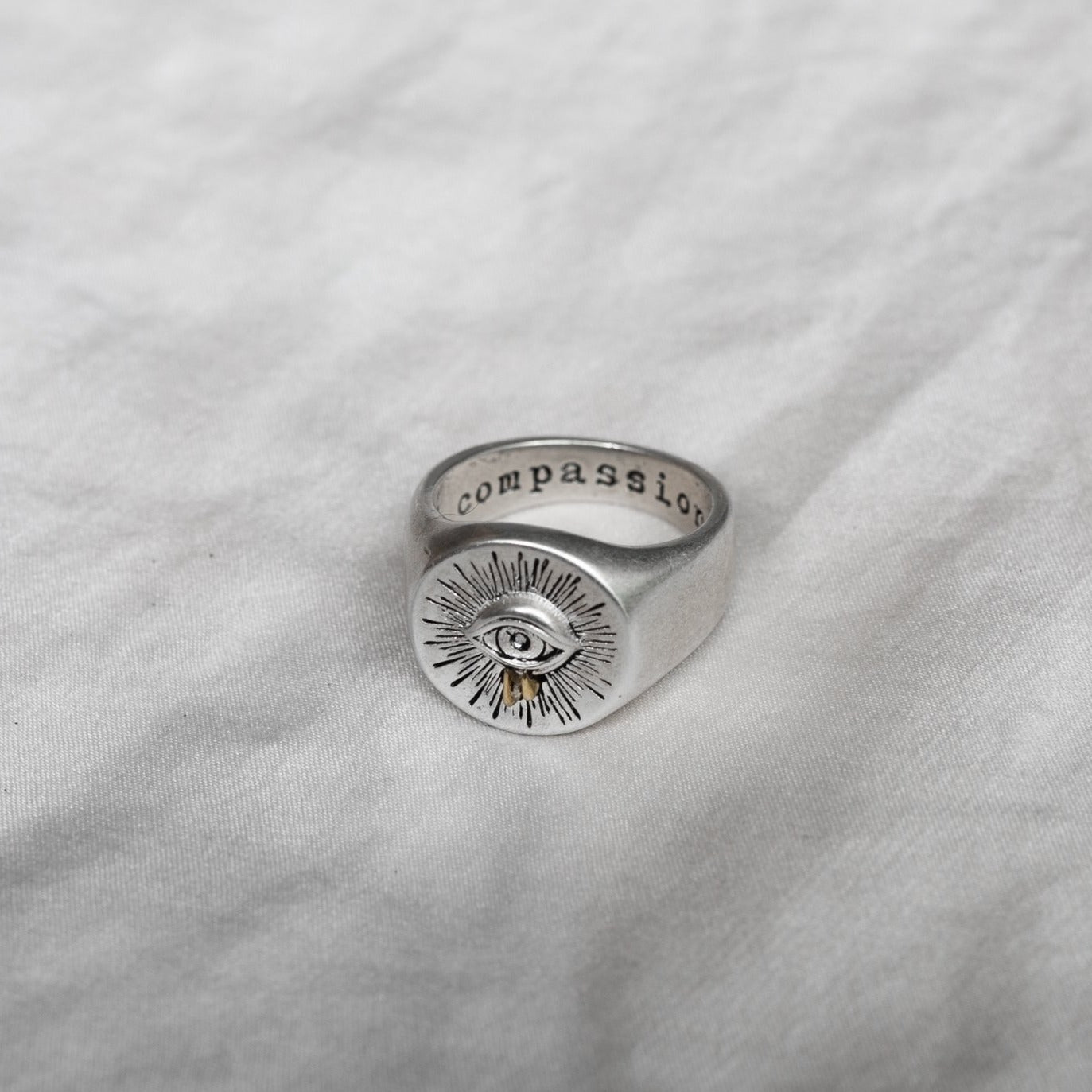COMPASSION RING SILVER