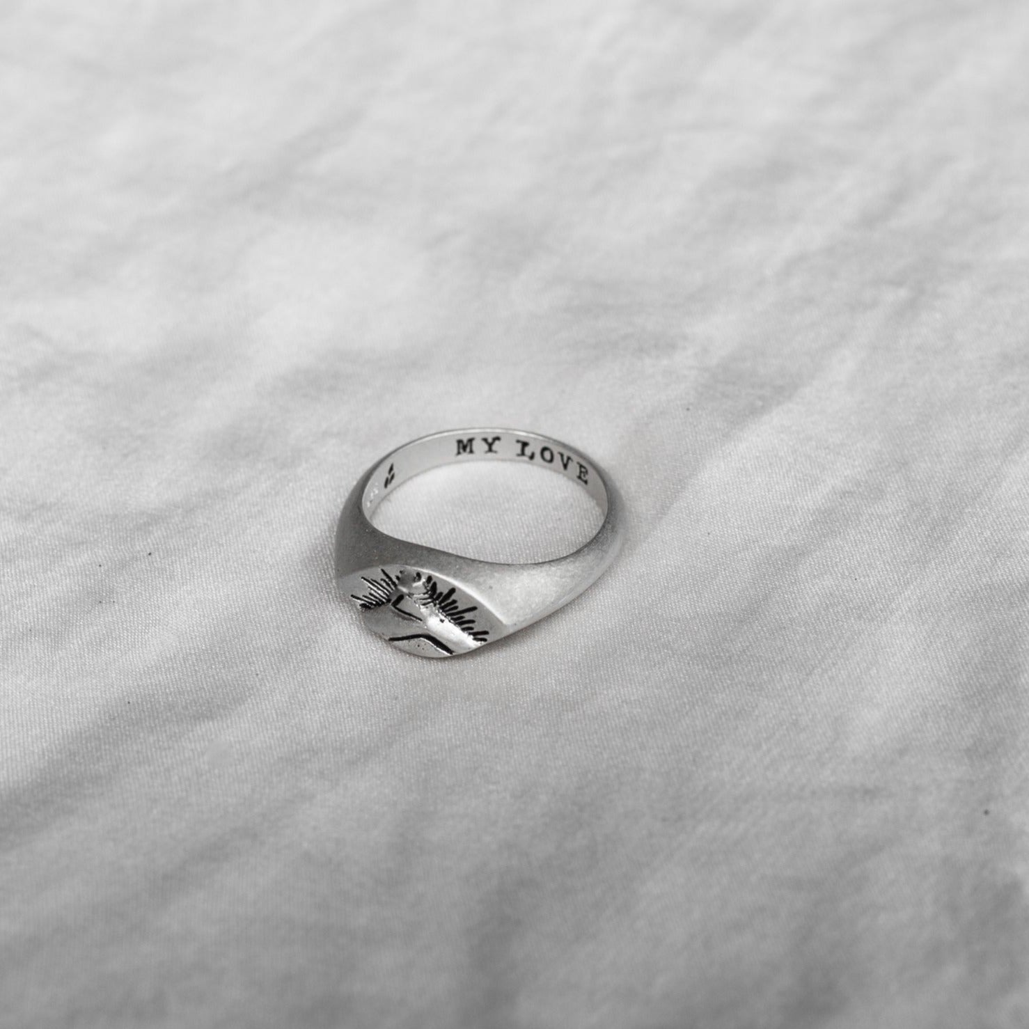 SUNSET ON LIONSHEAD RING SILVER