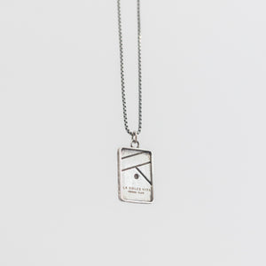 "LA DOLCE VITA" Tennis Club Silver Necklace