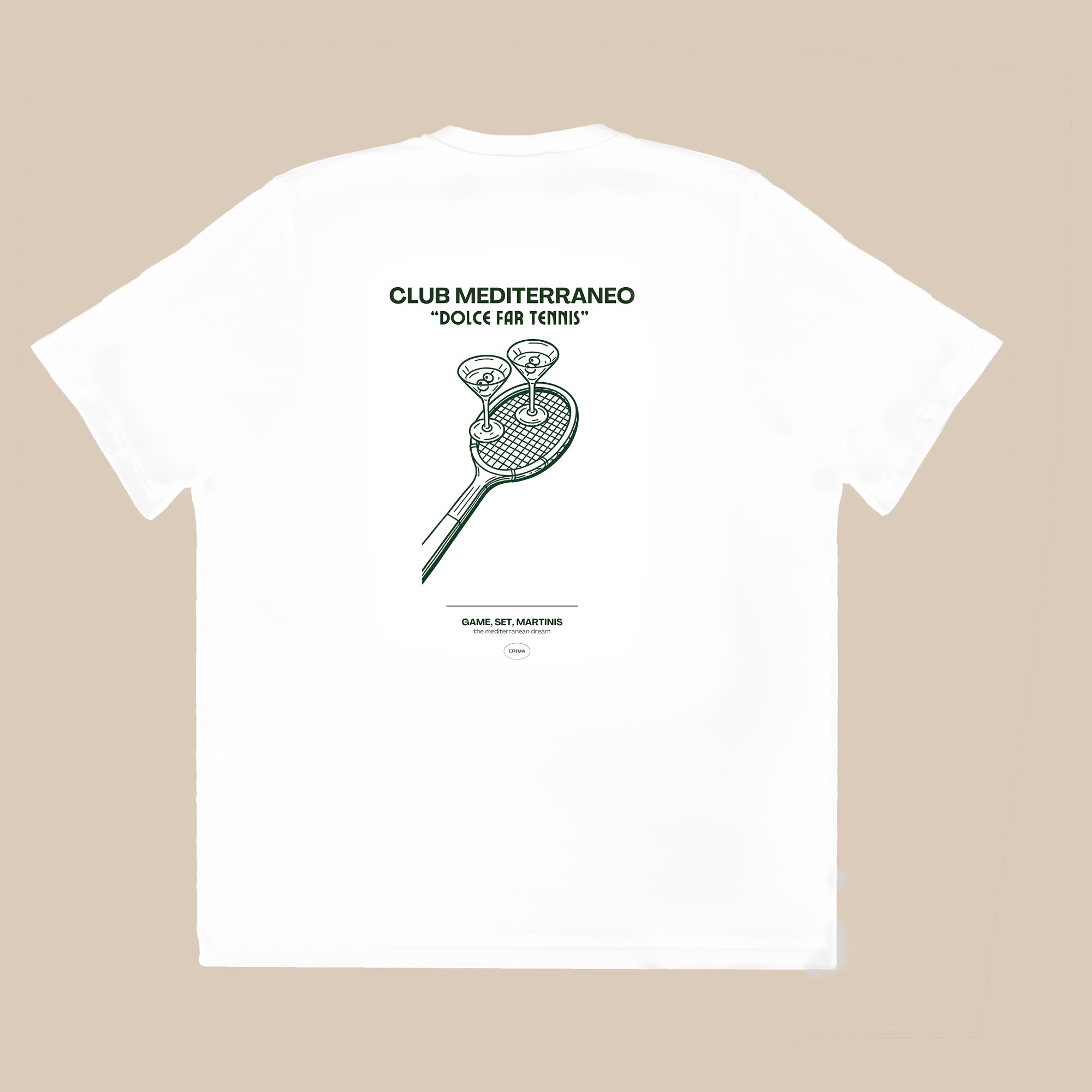 GAME, SET, MARTINIS Oversized T-Shirt