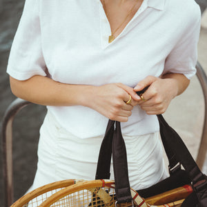 "LA DOLCE VITA" Tennis Club Gold Necklace