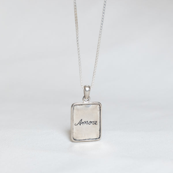 AMORE Necklace Silver