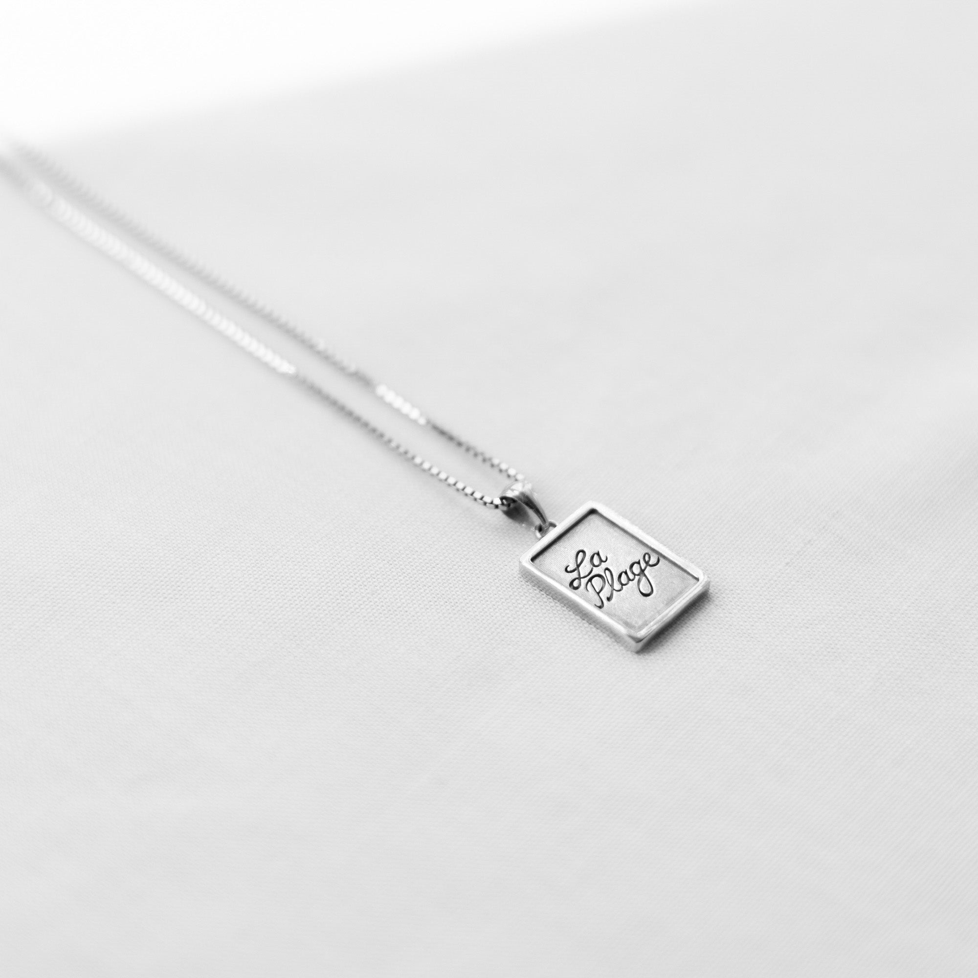 "LA PLAGE" Necklace Silver