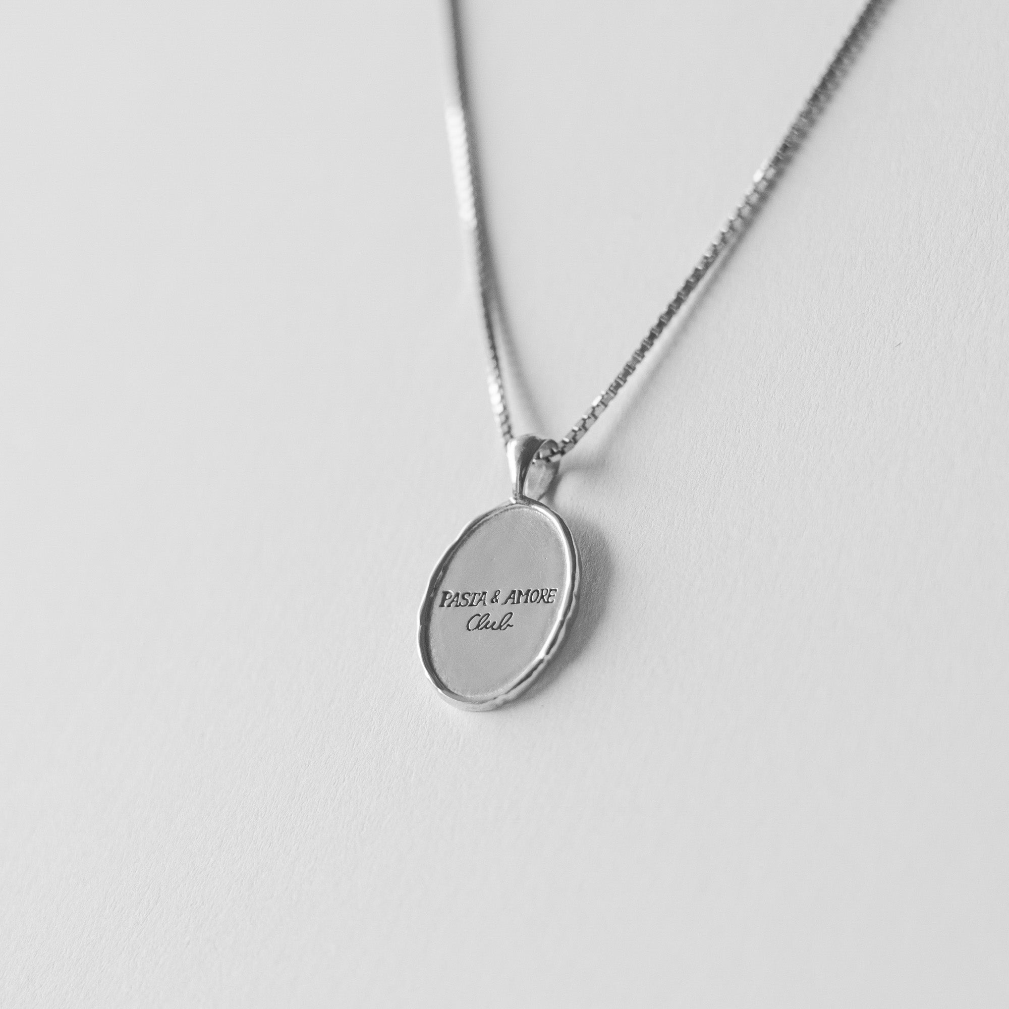 "PASTA & AMORE" Necklace Silver
