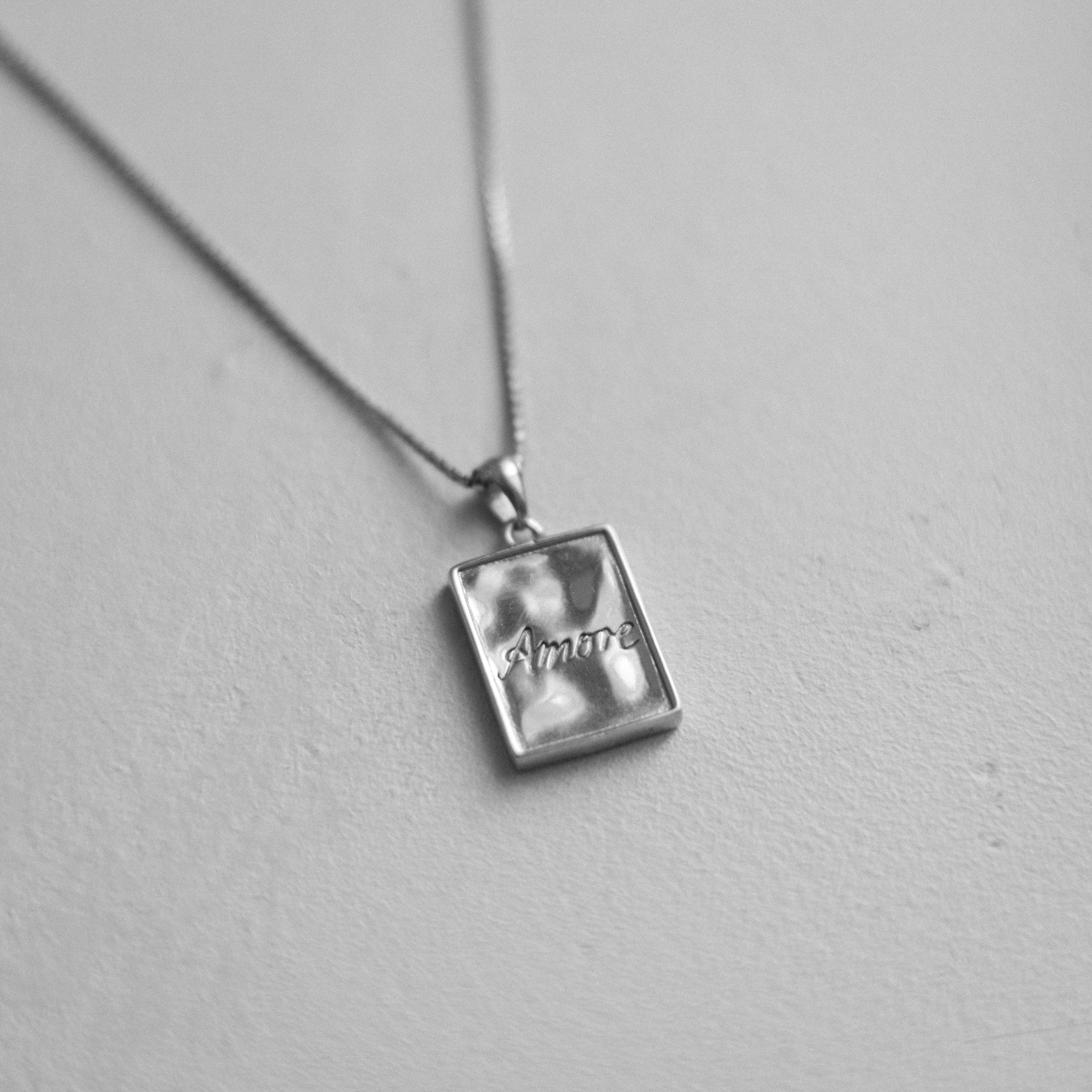 "AMORE PER SEMPRE" Necklace Silver