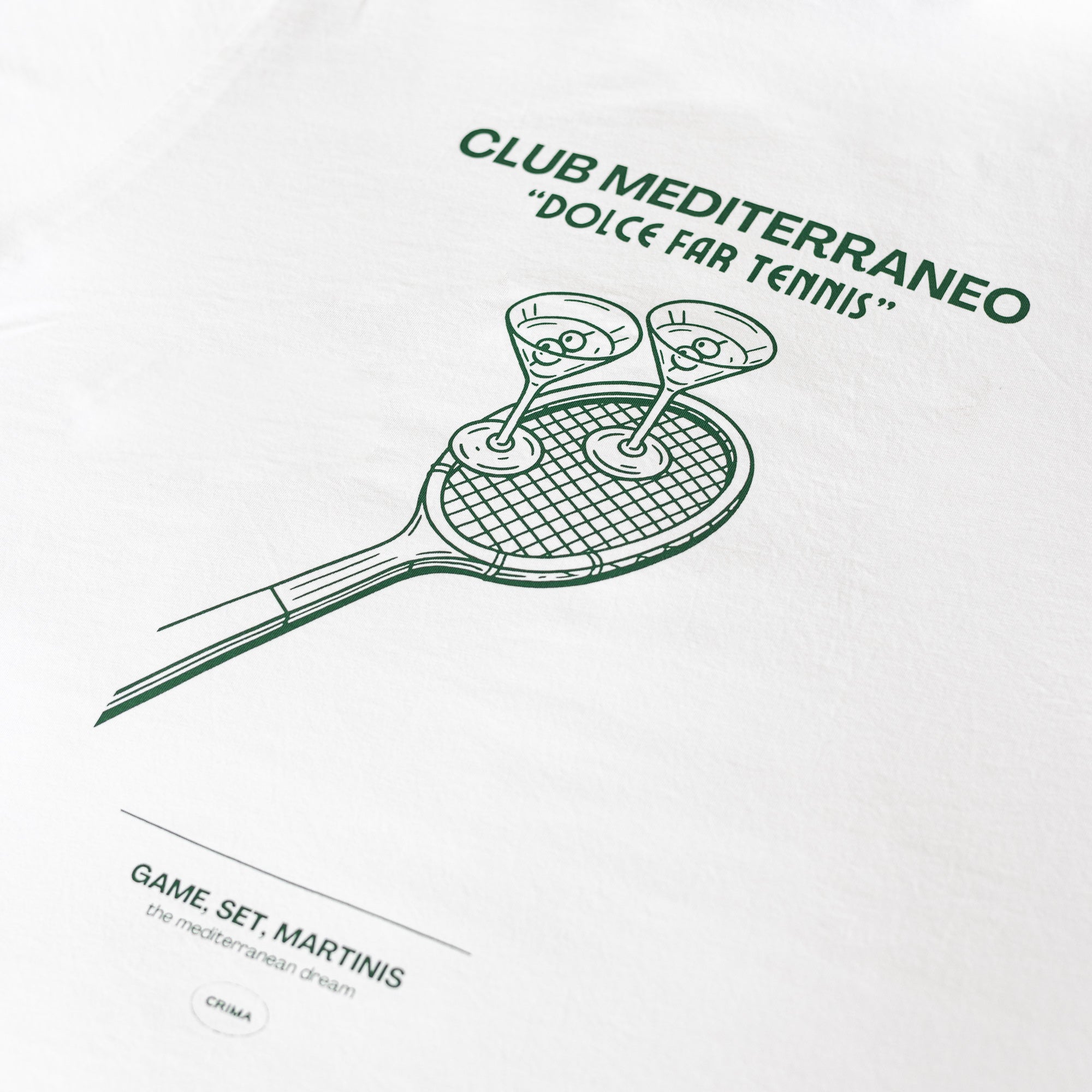 GAME, SET, MARTINIS Oversized T-Shirt