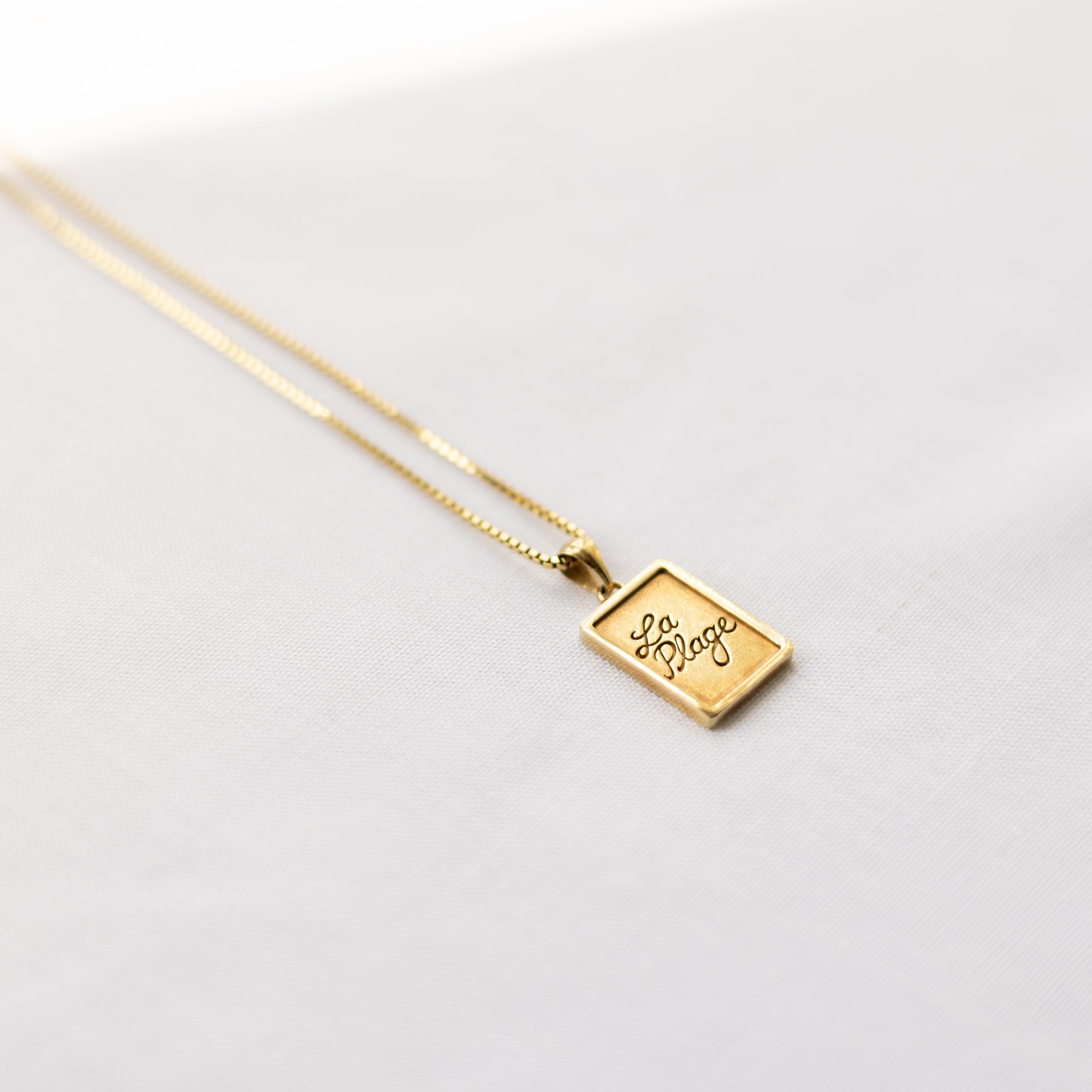 "LA PLAGE" Necklace Gold