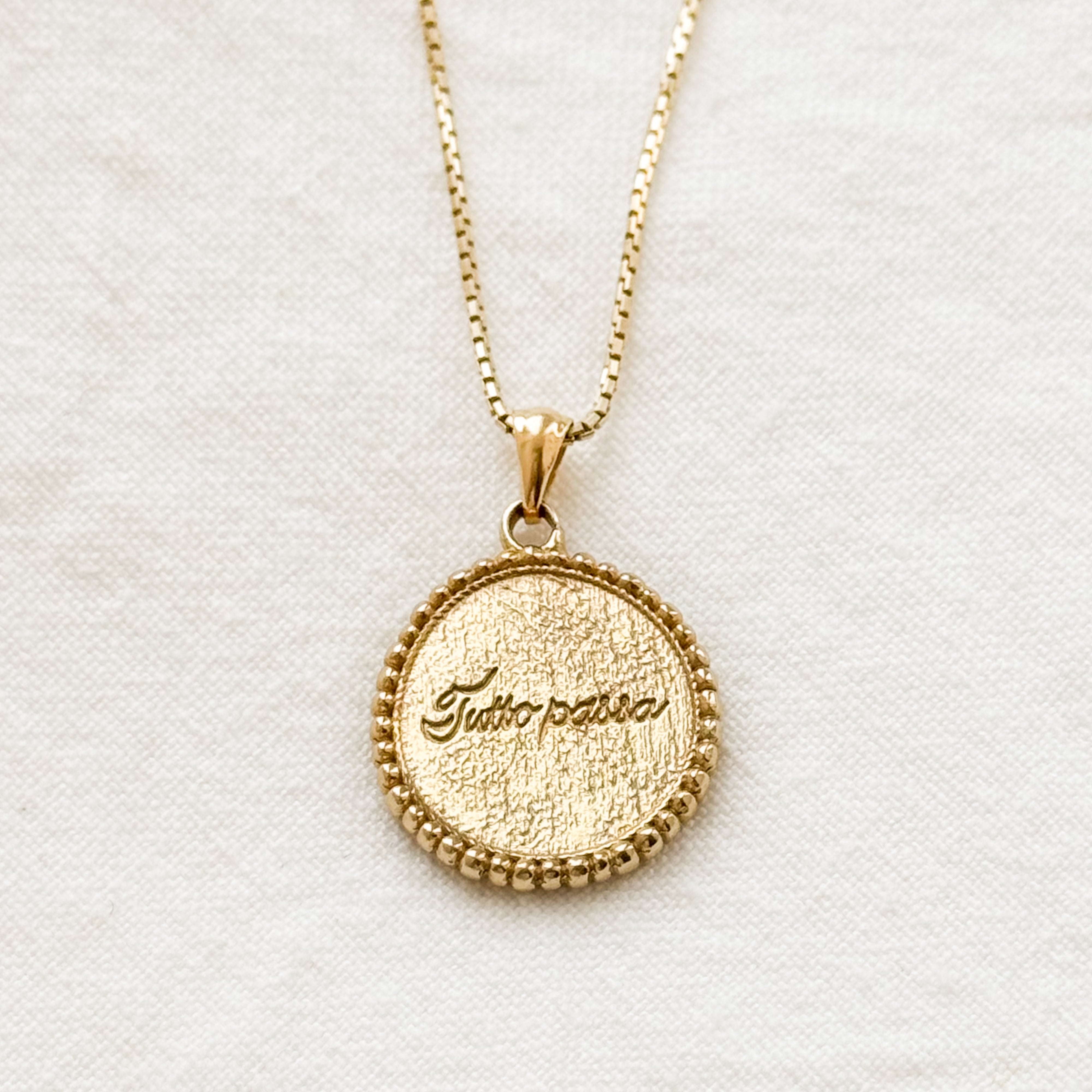 "TUTTO PASSA" Necklace Gold