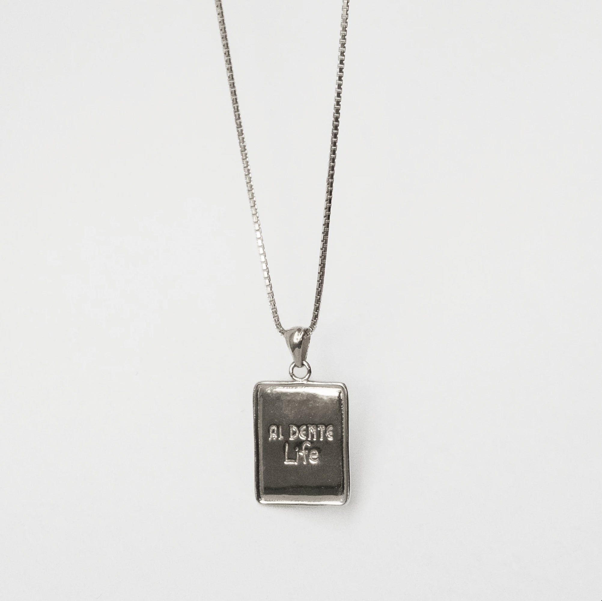 AL DENTE LIFE / PASTA SOCIAL CLUB Silver Necklace