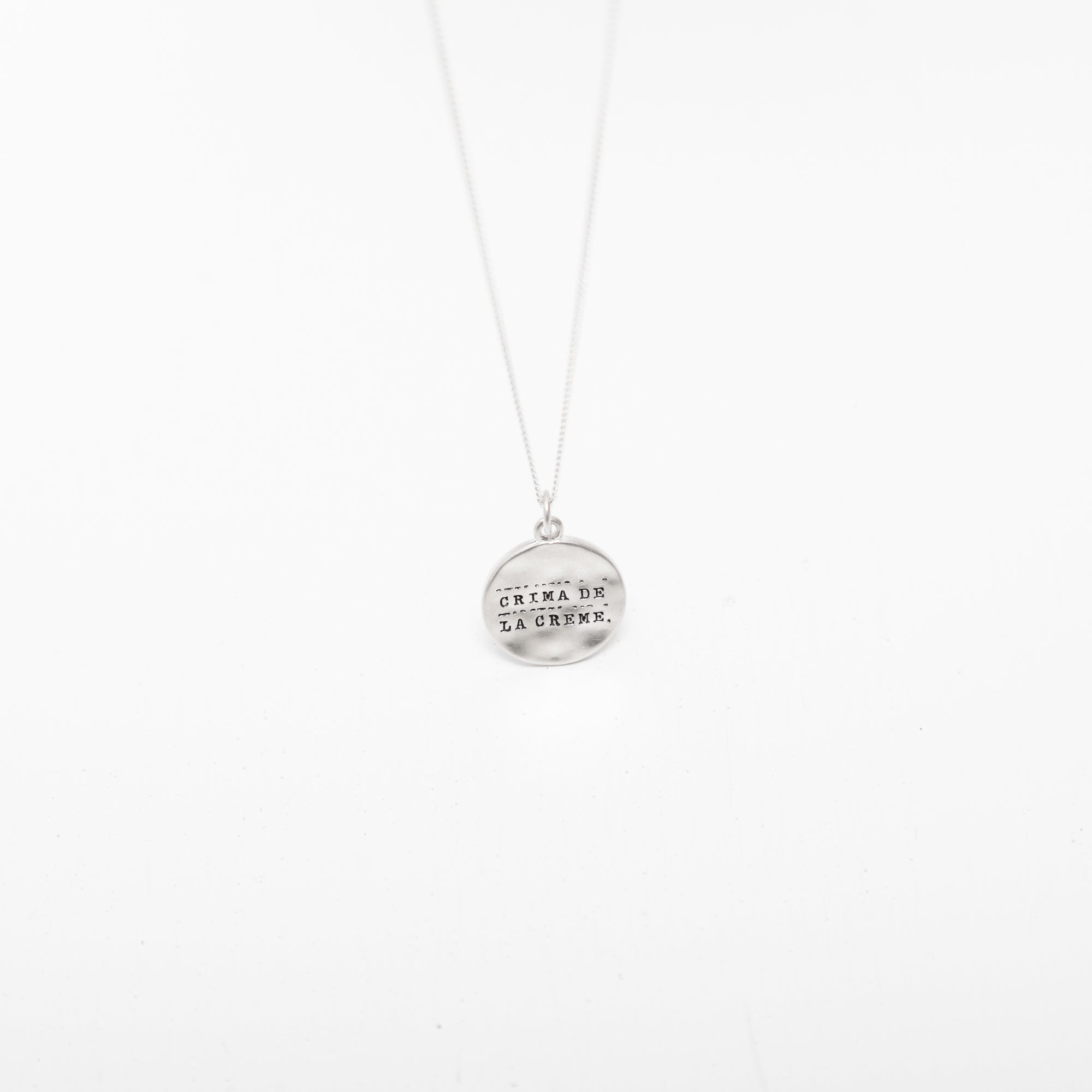 DREAM OF SILVER TEARS SILVER NECKLACE