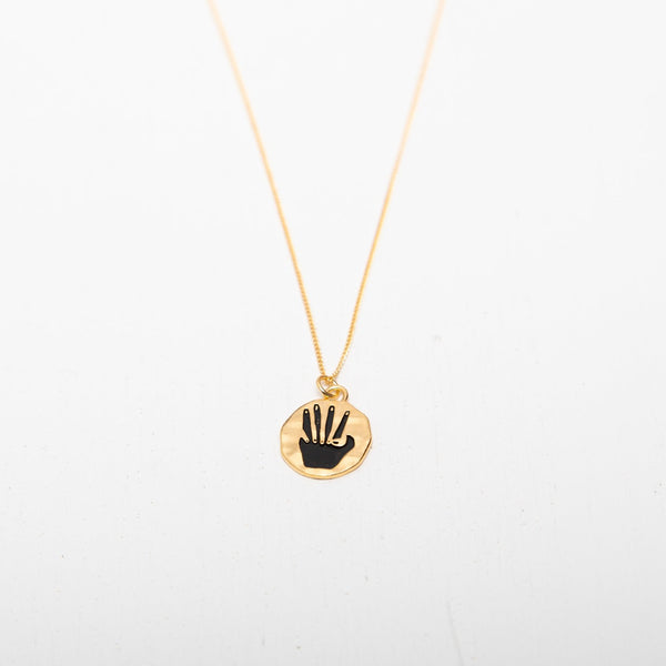 LOVERS HANDS NECKLACE GOLD